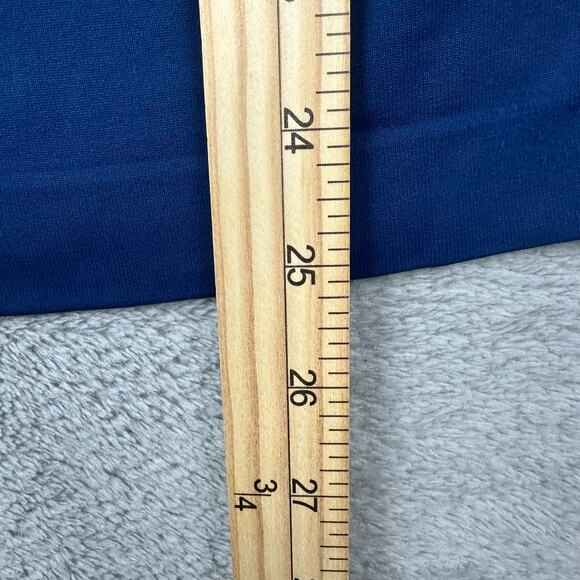 Athleta Long Sleeve Top Blue Seamless Athletic Performance Shirt Women Size S - Picture 2 of 6